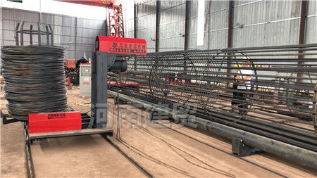 湖州數控鋼筋籠滾焊機18米雙筋繞筋機